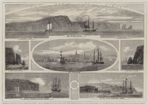 Progress of the Prince of Wales in British North America, Views Illustrating the Passage of HMS Styx, Having His Royal Highness on Board, from Handsport to St John, New Brunswick by Richard Principal Leitch
